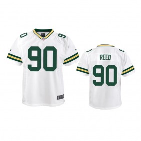 Youth Packers Jarran Reed White Game Jersey