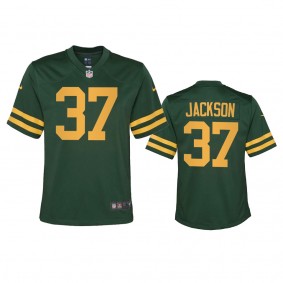 Youth Packers Josh Jackson Green Alternate Game Jersey