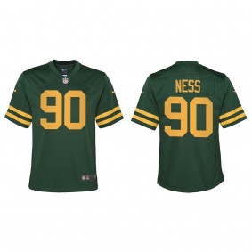 Youth Green Bay Packers Lukas Van Ness Green 2023 NFL Draft Alternate Game Jersey